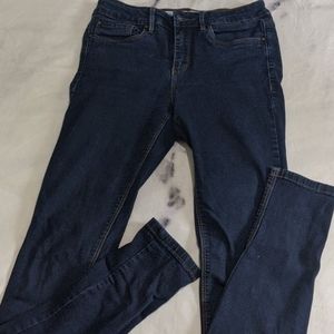 High rise super skinny jeans